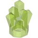 Деталь Лего Камень / Кристалл 1 х 1 5 Точек Цвет Прозрачно-Ярко-Зеленый