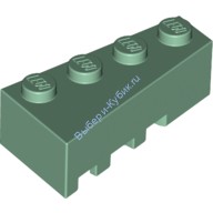 Деталь Лего Клин 4 х 2 Правый Цвет Песочно-Зеленый