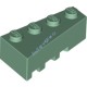 Деталь Лего Клин 4 х 2 Правый Цвет Песочно-Зеленый