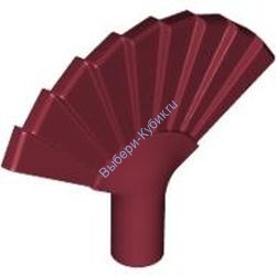 Деталь Лего Веер Цвет Темно-Красный