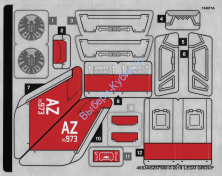Наклейки к Набору Лего 76127