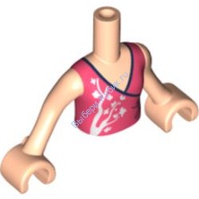 Деталь Лего Торс Мини Долл Френдс С Рисунком Цвет Светло-Телесный