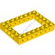 Деталь Лего Техник Кубик 6 х 8 Открытый Центр Цвет Жёлтый