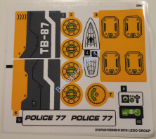 Наклейки К Набору Лего 76059 - Международная версия - (27070/6155066)