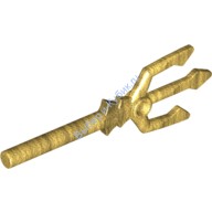 Деталь Лего Трезубец Цвет Перламутрово-Золотой