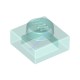Деталь Лего Пластина 1 х 1 Цвет Прозрачно-Голубой