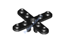 Деталь Лего Пропеллер 4 Лопасти 5 Диаметр С Закругленными Концами Цвет Черный