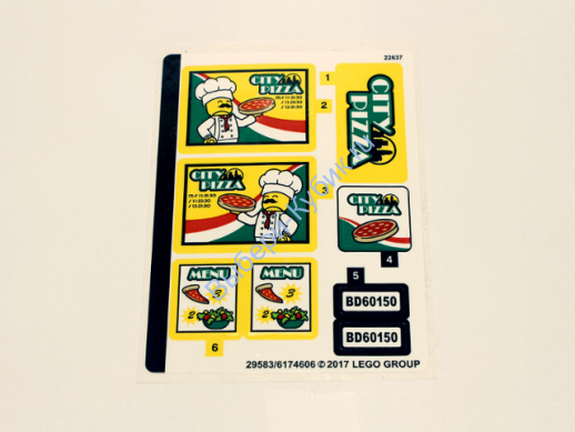 Наклейки К Набору Лего 60150 - (29583/6174606)