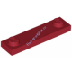 Деталь Лего Пластина 1 х 4 С 2 Штырьками И Желобком Цвет Темно-Красный