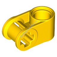 Деталь Лего Техник Коннектор Перпендикулярный Цвет Желтый