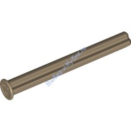 Деталь Лего Техник Ось 5 Со Стоп-Кольцом Цвет Темно-Песочный