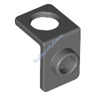 Деталь Лего Шейный Кронштейн С Штырьком Цвет Темно-Серый