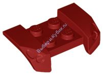 Деталь Лего Автомобильное Крыло 2 х 4 С Выдавленными Фарами Цвет Темно-Красный