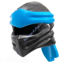 Деталь Лего Шлем Ниндзя Цвет Перламутрово-Темно-Серый