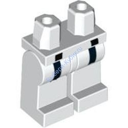 Деталь Лего Ноги С Рисунком Цвет Белый