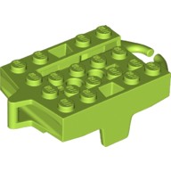 Деталь Лего База Т/С 4 х 5 Для Роликовой Машины (Тележки)  Цвет Лайм