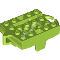 Деталь Лего База Т/С 4 х 5 Для Роликовой Машины (Тележки) Цвет Лайм