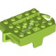 Деталь Лего База Т/С 4 х 5 Для Роликовой Машины (Тележки) Цвет Лайм