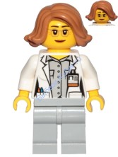 Минифигурка Лего Сити Ученый