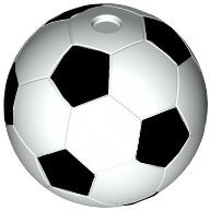 Деталь Лего Футбольный Мяч С Стандартным Рисунком Цвет Белый