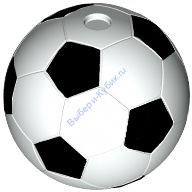 Деталь Лего Футбольный Мяч С Стандартным Рисунком Цвет Белый