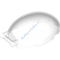 Деталь Лего Лобовое Стекло 6 х 4 х 2 13 Полусфера С Ручкой Цвет Прозрачный