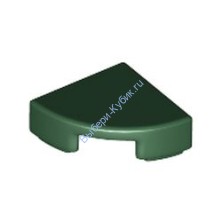 Деталь Лего Плитка Круглая 1 х 1 Четверть Цвет Темно-Зеленый