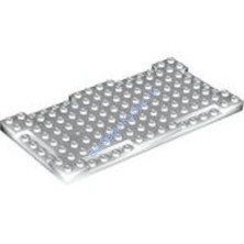 Деталь Лего Кубик Модифицированный 8 x 16 x 2/3 С Углублениями 1 х 4 Цвет Белый