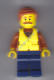 City Jungle Explorer - Dark Orange Jacket with Pouches, Dark Blue Legs, Dark Orange Smooth Hair, Life Jacket Center Buckle, Moustache (60161)