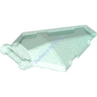 Деталь Лего Лобовое Стекло 6 х 4 х 1 Шестиугольная С Ручкой Цвет Прозрачно-Голубой Сатин