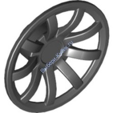 Деталь Лего Колпак Для Диска 9 Спиц - 24Мм D - Для Диска 55982 Цвет Черный