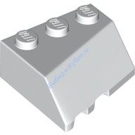Деталь Лего Клин 3 х 3 Скошенный Правый Цвет Белый