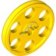 Деталь Лего Техник Колесо Для Ременных Передач (Шкив) Цвет Желтый