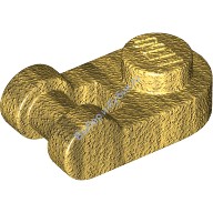 Деталь Лего Пластина 1 х 1 Закругленная С Ручкой Цвет Перламутрово-Золотой