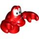 Деталь Лего Краб Цвет Красный