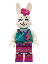 Минифигурка Лего Vidiyo Bandmates -   Танцор-Кролик, серия 1 (только минифигурка без подставки и аксессуаров)
