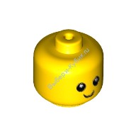 Деталь Лего Голова Минифигурки Детская Цвет Желтый