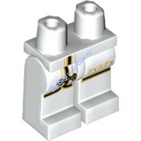 Деталь Лего Ноги С Рисунком Цвет Белый
