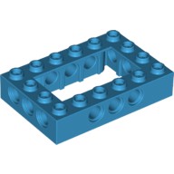 Деталь Лего Техник Кубик 4 х 6 Открытый Центр Цвет Темно-Лазурный