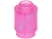 Деталь Лего Кубик Круглый 1 х 1 Открытый Штырек Цвет Прозрачно-Розовый-Сатин
