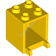 Деталь Лего Ящик 2 х 2 х 2 Цвет Желтый