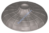 Деталь Лего Шляпа Цвет Перламутрово-Светло-Серый