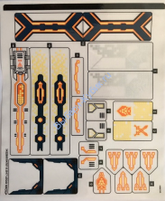 Наклейки к Набору Лего 70357