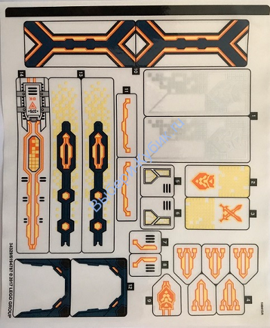 Наклейки к Набору Лего 70357