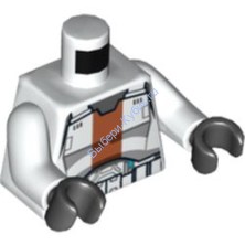 Деталь Лего Торс С Рисунком Цвет Белый