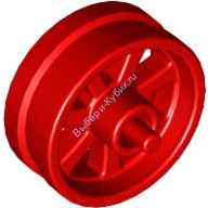 Деталь Лего Диск 15 Мм D х 6 Мм Сити Для Мотоцикла Цвет Красный