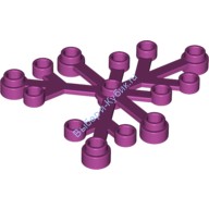 Деталь Лего Листья 6 х 5 Цвет Маджента