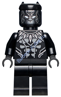 Минифигурка Лего Супер Хироус Черная Пантера