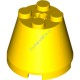 Деталь Лего Конус 3 х 3 х 2 Цвет Желтый
