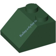 Деталь Лего Скос 45 2 х 2 Цвет Темно-Зеленый